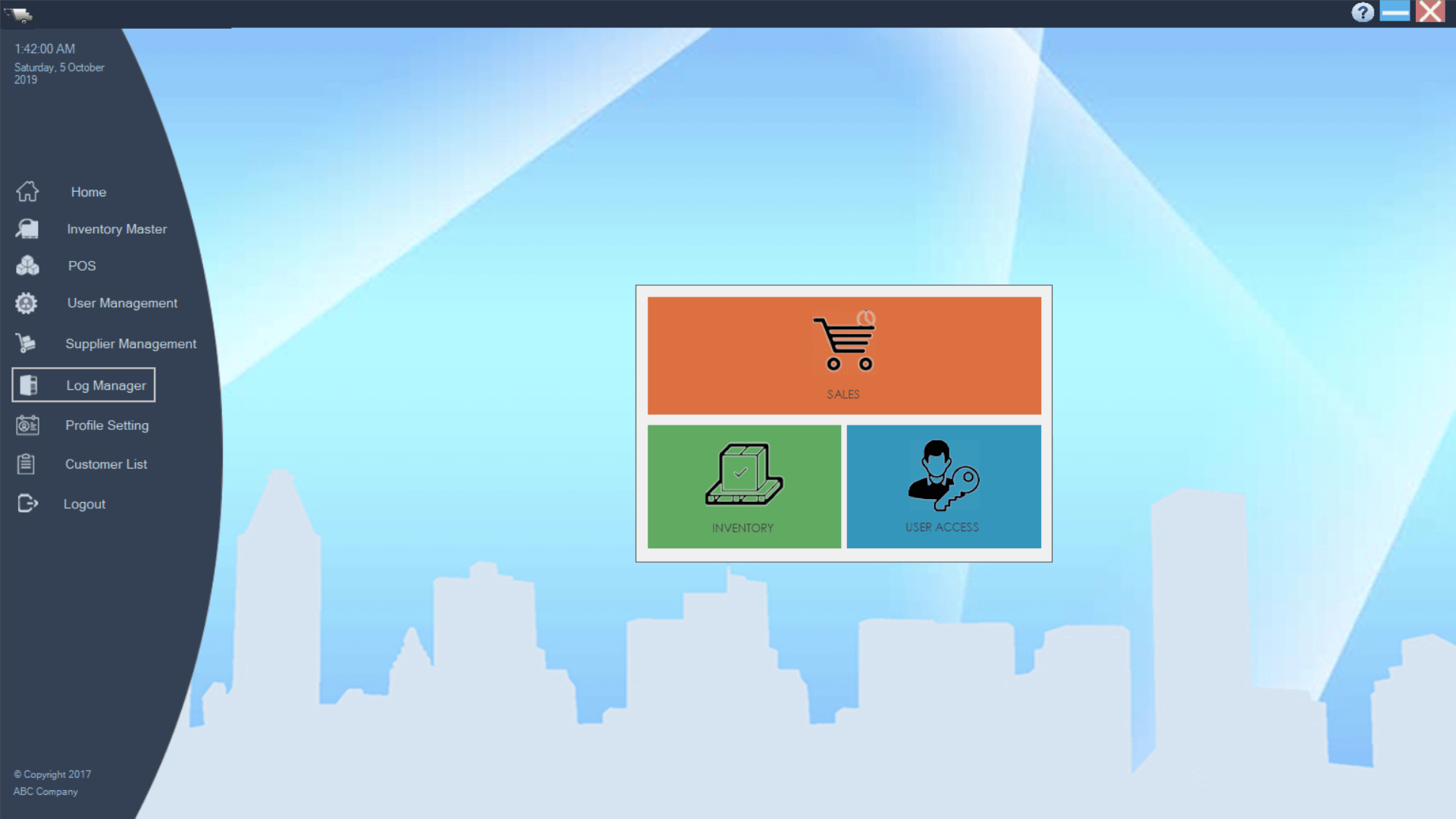 Log Manager Dashboard